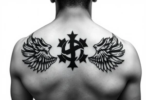 generate tattoos that are exactly similar to nazi prison gang ones, no imperfections and PNG format, no body, just black and white. tattoo idea