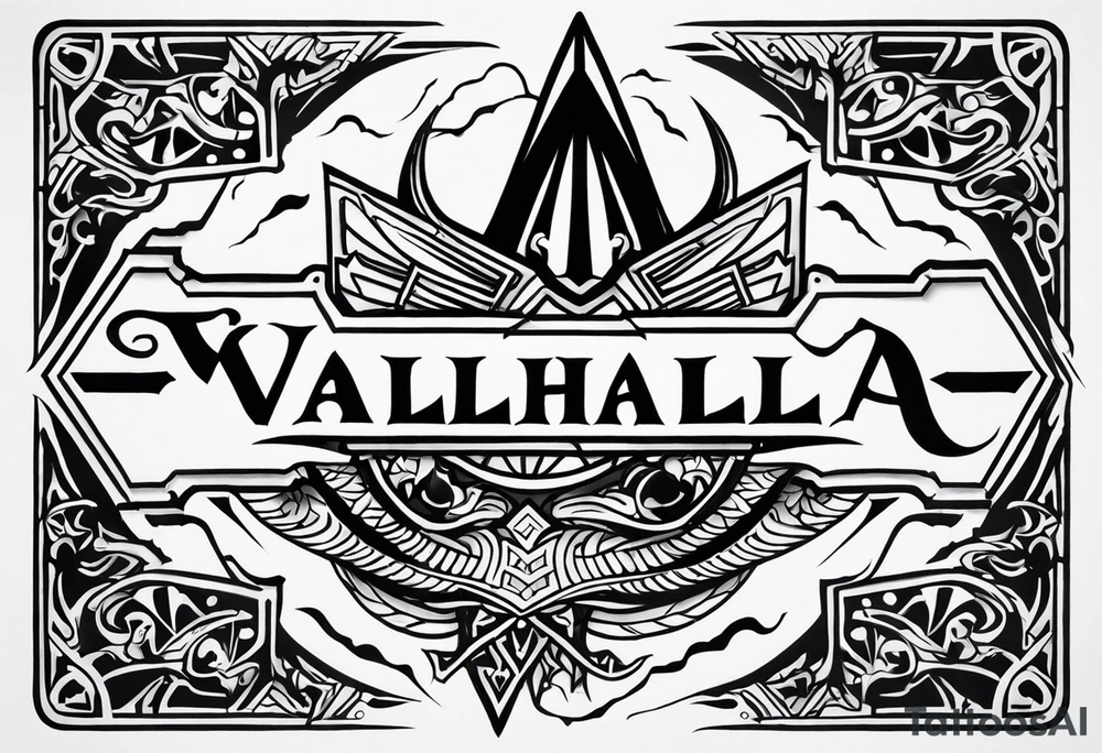 Valhalla tattoo idea