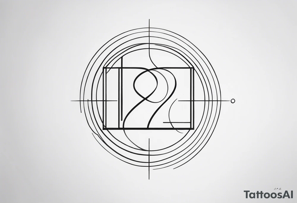 Minimalist tattoo design with ultra-thin lines, focused on the number 22, symbolizing love and the deep connection with my partner, who is the love of my life. The design should convey elegance and simplicity, with a symbolic touch suggesting unity, such as two parallel lines or elements representing balance and eternal love. I prefer a clean, modern style in black ink, suitable for a discreet location like the forearm or wrist tattoo idea