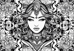 self love symbol tattoo idea