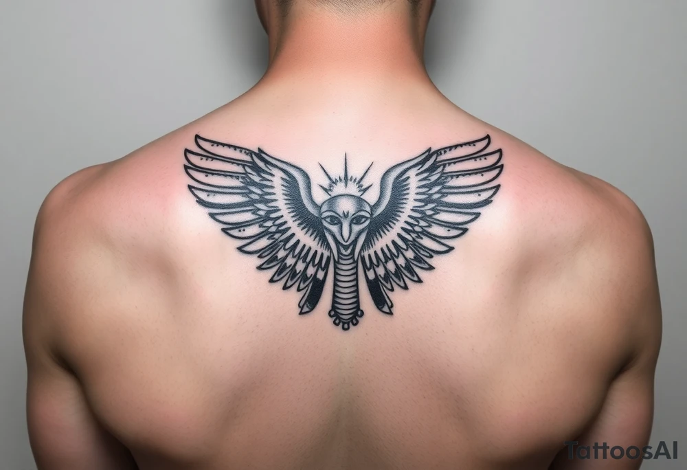 Tatuagem egípcia do deus egipicio Horus tattoo idea