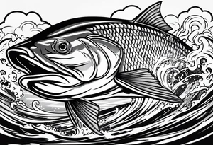 Sport Fishing California tattoo idea