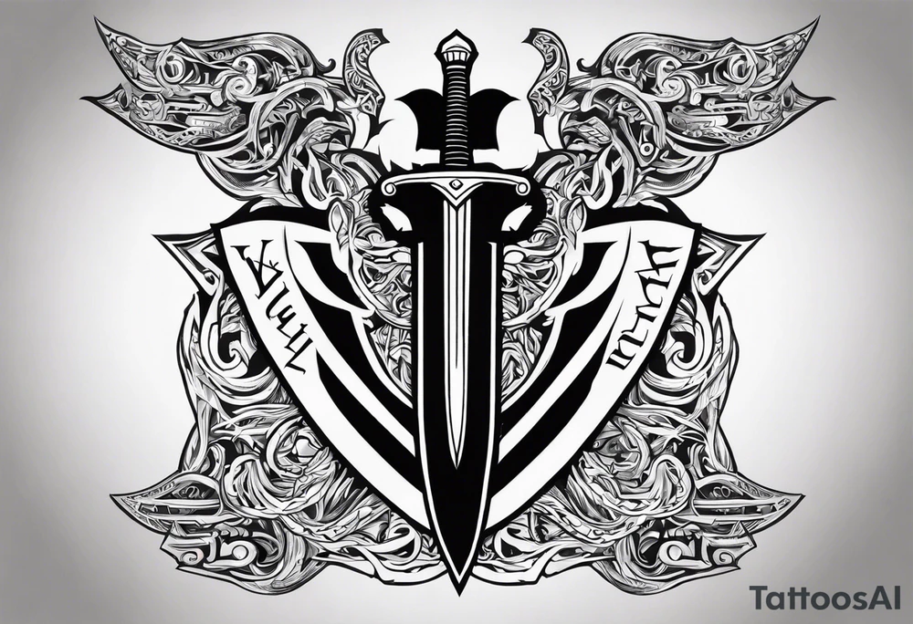 Valhalla chains
 sword tattoo idea