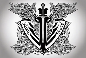 Valhalla chains
 sword tattoo idea