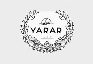 a logo for a bikini brand called Yaraí. Simple logo and unique symbolizing the meaning "lively waters" simpler than that . something that can be drawn but is unique tattoo idea