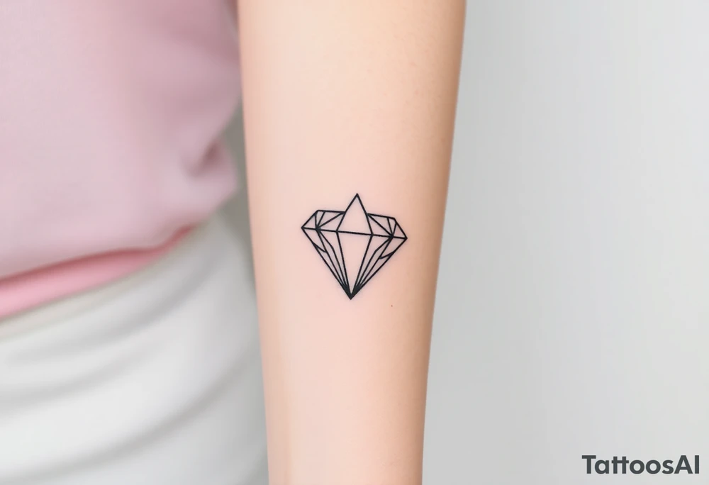 diamond tattoo idea
