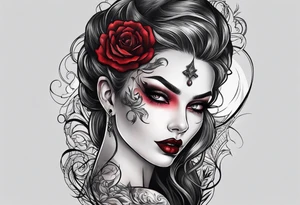 Vampire forearm tattoo design tattoo idea