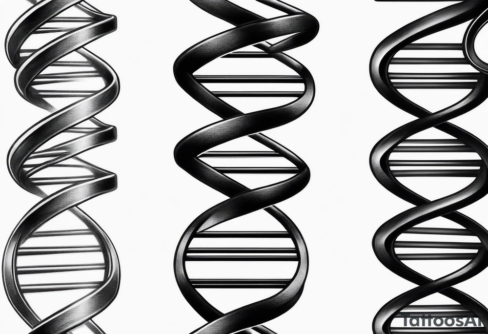 DNA strand tattoo idea