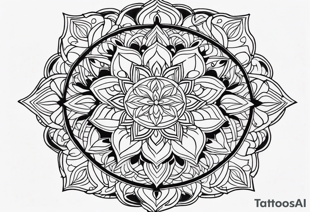 mandala tattoo idea