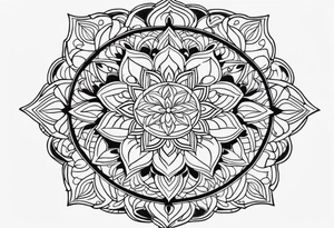 mandala tattoo idea