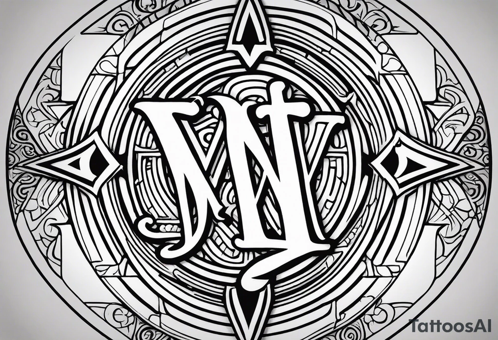 The symbol of Matthias in the bible tattoo idea