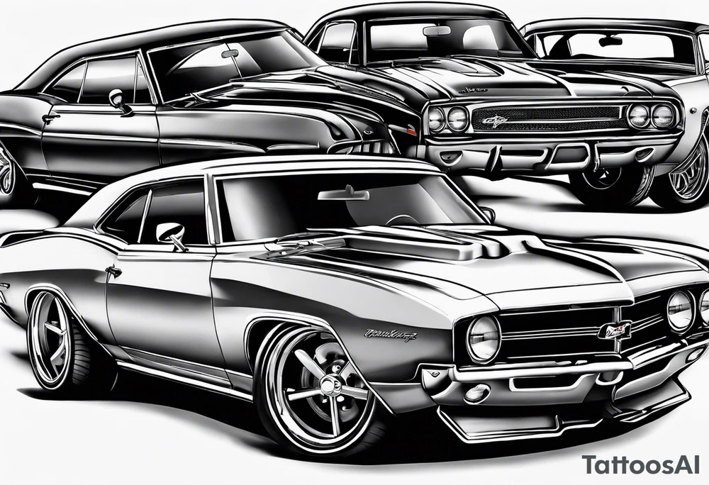 classic old school
Muscle cars tattoo idea