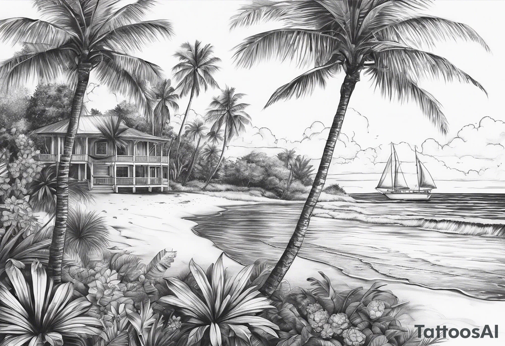 Florida theme tattoo idea
