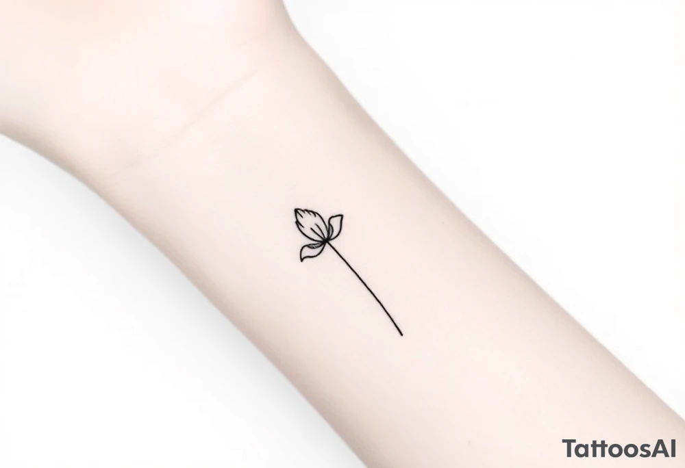 Trillium tattoo idea