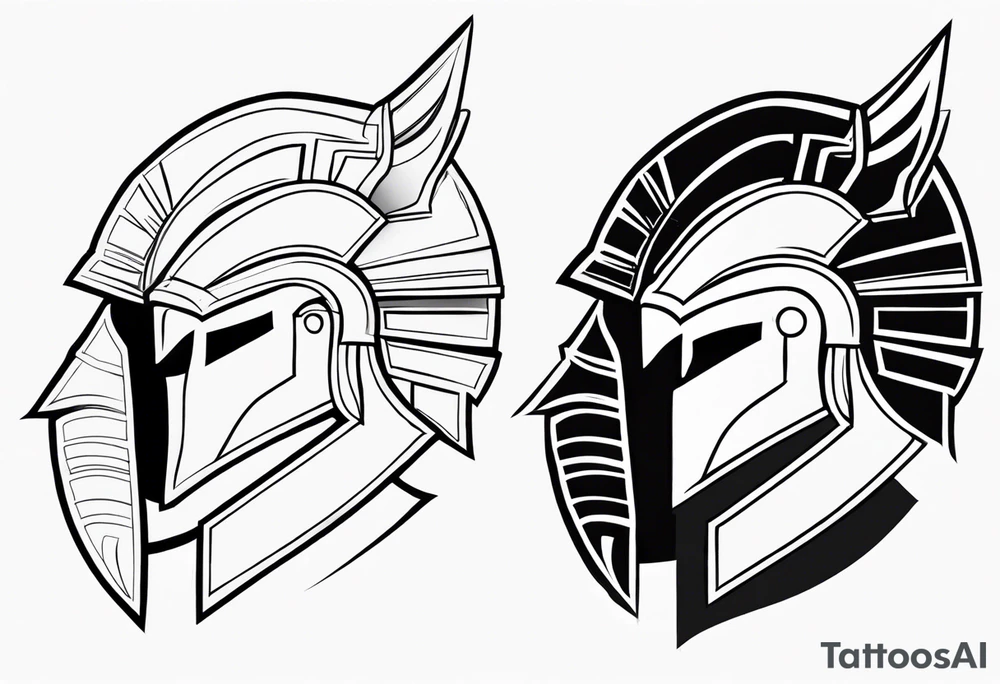 Ancient spartan symbol tattoo tattoo idea