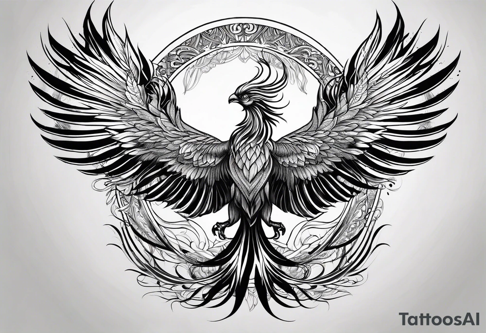 kutuev | Small phoenix tattoos, Phoenix tattoo, tattoo idea