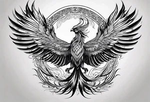kutuev | Small phoenix tattoos, Phoenix tattoo, tattoo idea