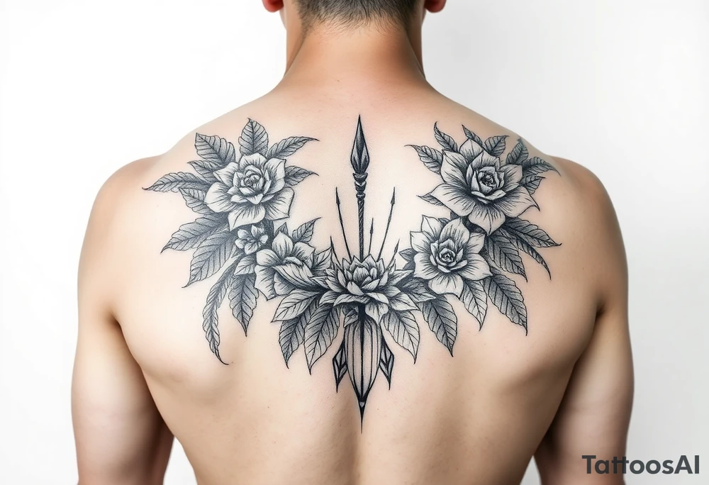 Sexy full back tattoo garden of eden⁹ tattoo idea