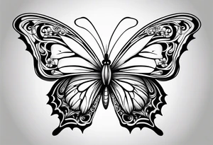 butterfly tattoo idea