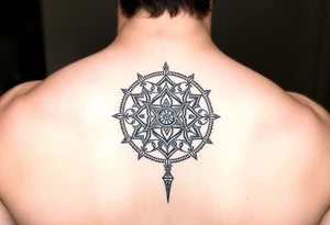 A abundance and protection symbol that says so mote it be tattoo idea
