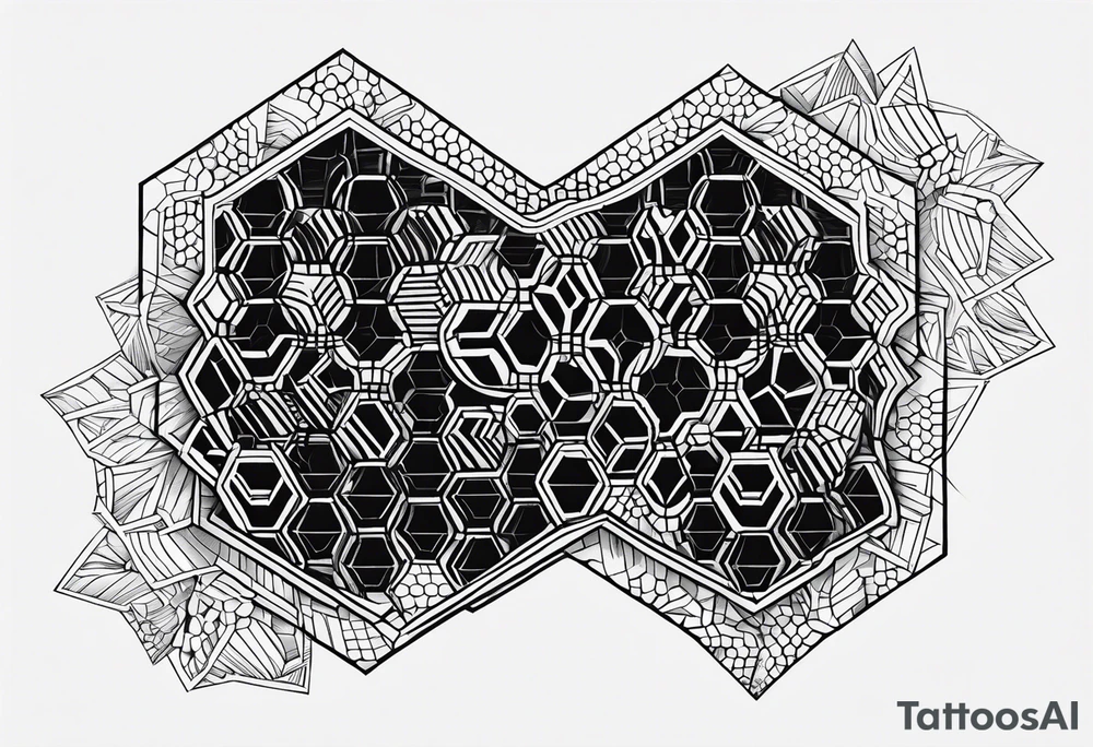 Honeycomb tattoo idea