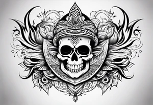 Half chest tattoo tattoo idea