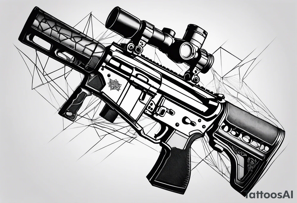 Ar 15 tattoo idea