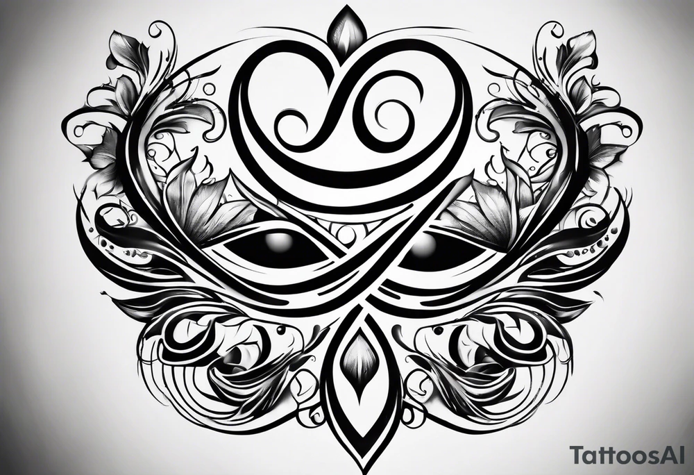 Infinity symbol tattoo idea