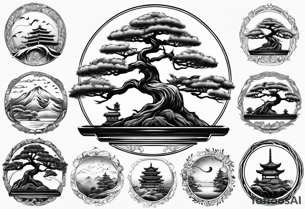 bonsai tattoo idea