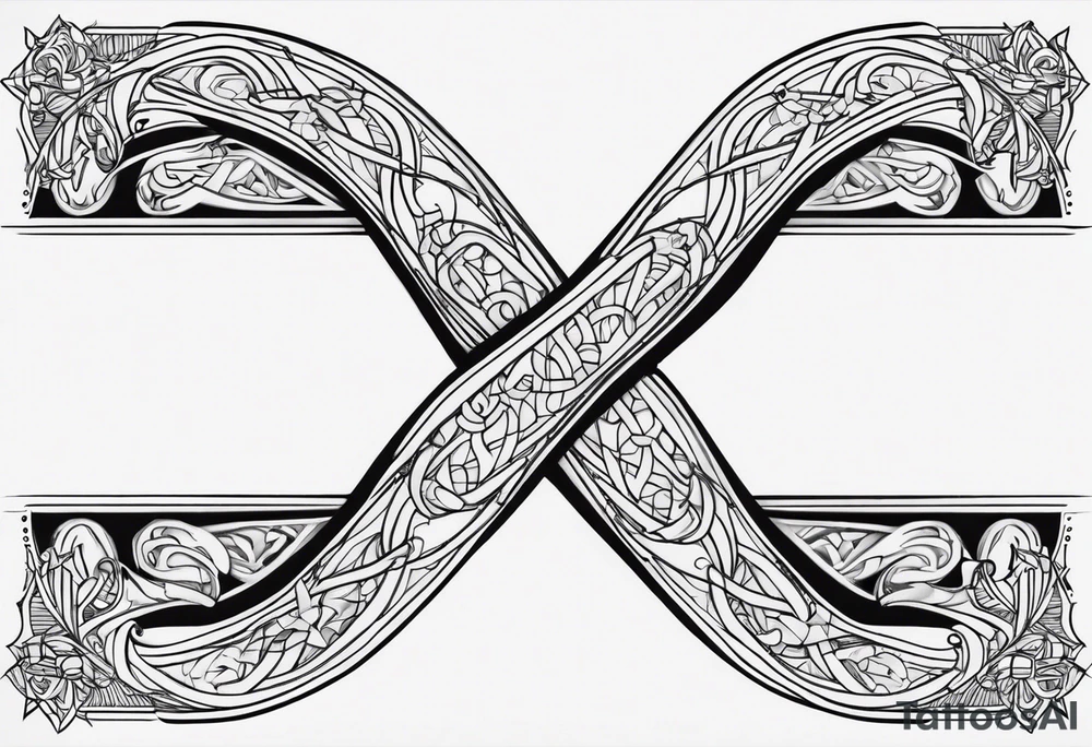cancer ribbon tattoo idea