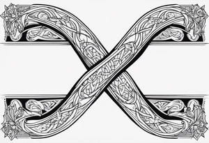 cancer ribbon tattoo idea