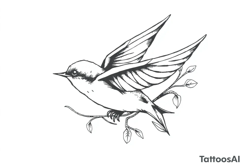 Swallow tattoo idea