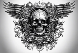 mechanical roots tattoo idea