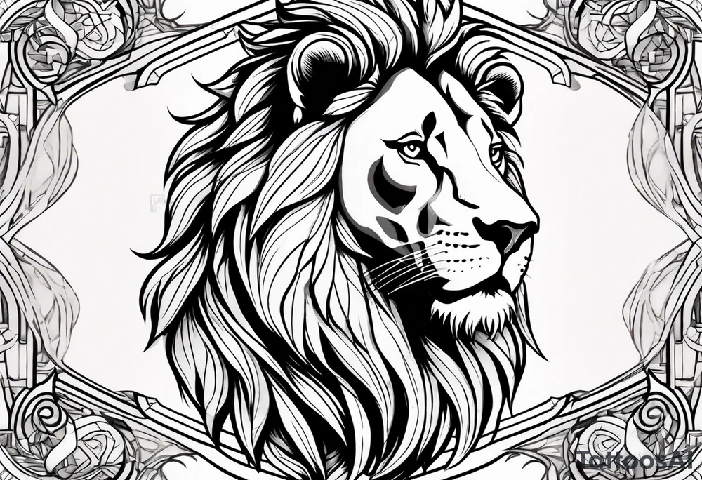 a circle with four dots on the border in a line transitioning into a harder line tattoo idea
