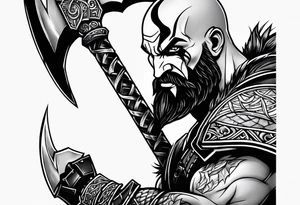 kratos axe tattoo idea