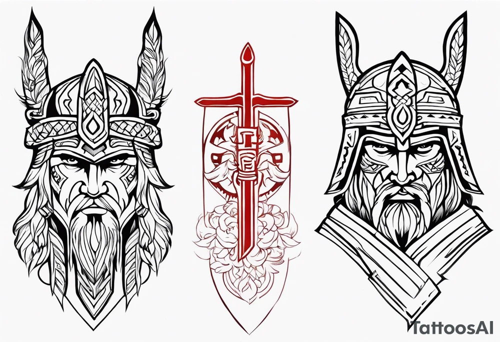 slavic warrior tattoo idea