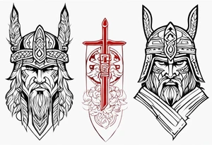 slavic warrior tattoo idea