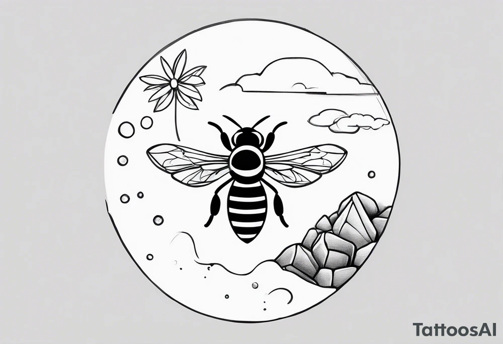 Honey over gravel tattoo idea