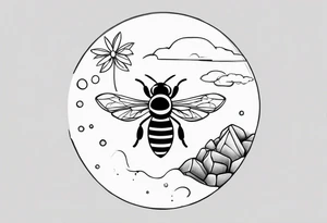 Honey over gravel tattoo idea