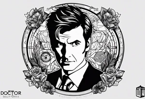 Doctor who 10th doctor tattoo idea
