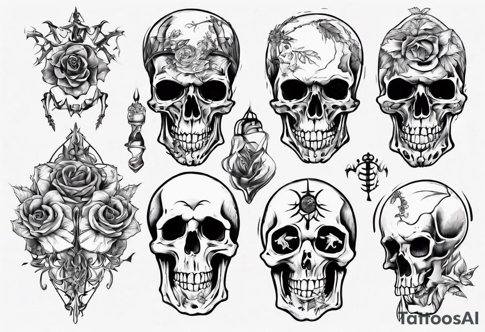 Skeleton tattoo idea