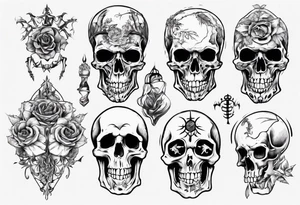 Skeleton tattoo idea