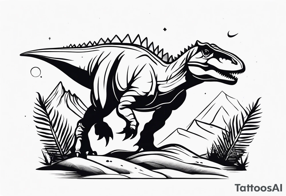 dinosaur tattoo idea