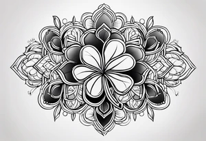 a bunch of shamrocks tattoo idea