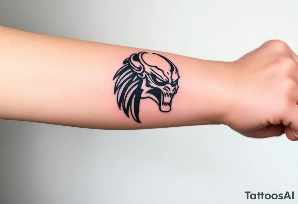 The predator tattoo idea