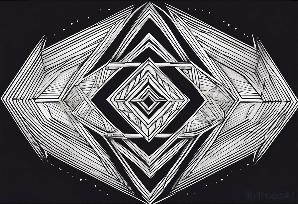 3 straight lines tattoo idea