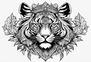 black and white tattoo dedicated to my adopted son Colton tattoo idea