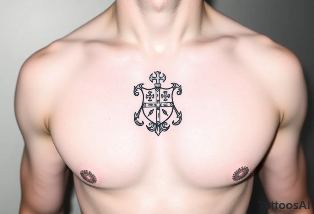 Smith, Irish crest. Demonic and brutal tattoo idea