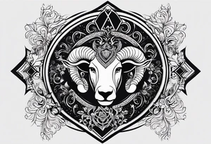 Back tattoo meaning double life, perversion, zodiac aries, fiery, sincere who overcame problems in life and truly loved a person with date of birth April 10, 1989 tattoo idea