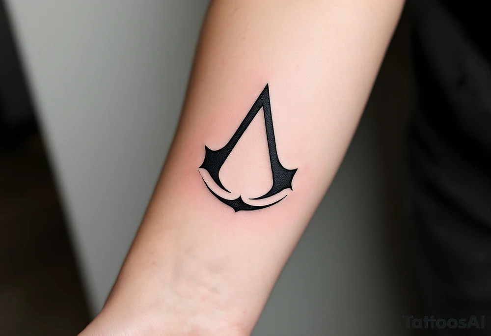 Assassins creed logo tattoo idea